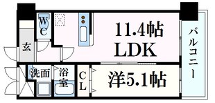 稲荷町駅 徒歩5分 5階の物件間取画像